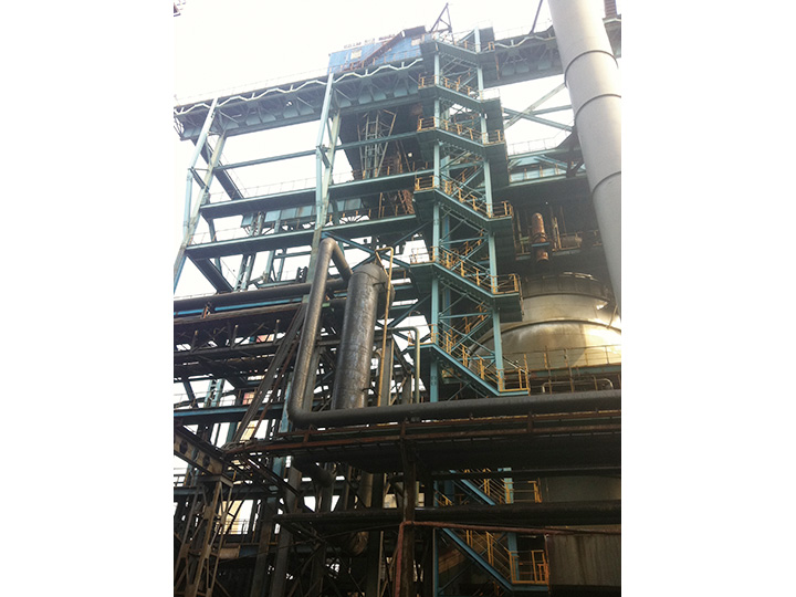 Dry coke and coking gas waste heat generation engineering